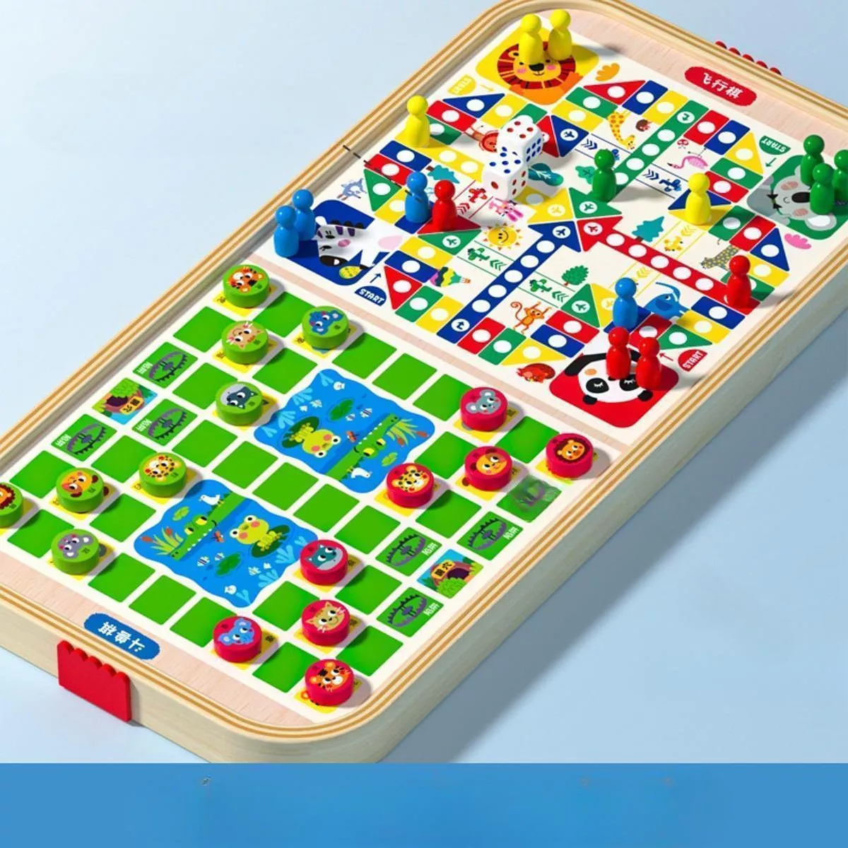 Jeu en Bois 5-en-1